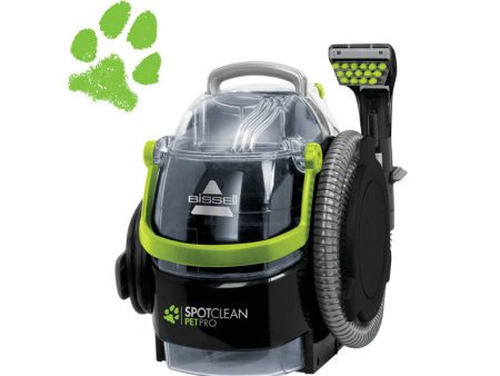 Bissell 15585 SpotClean Pet Pro Portable, 750 W, 84 Decibelios, Negro Verde Embalaje Deteriorado Fashion