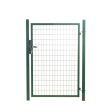 Puerta de Malla de Alambre de Acero galvanizado Gardenode, Malla 100 x 50 Pasos 1 m x 2 m00, Color Verde (Golpe en Columna Raya Carcasa) Reacondicionado Cheap