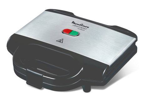 Sandwichera Moulinex Ultracompact, 700 W, acero inoxidable, negro plata Reacondicionado For Cheap