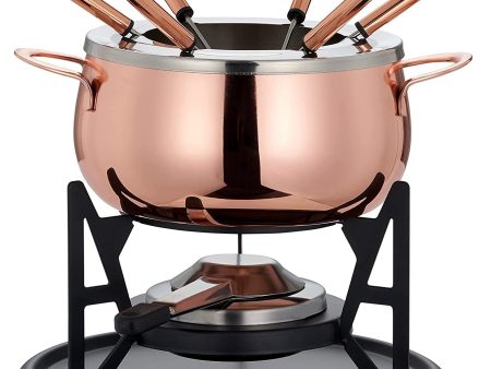 10 Piezas Kit de Fondue de Oro Rosa, Utensilios de Cocina de Acero Inoxidable Reacondicionado For Cheap